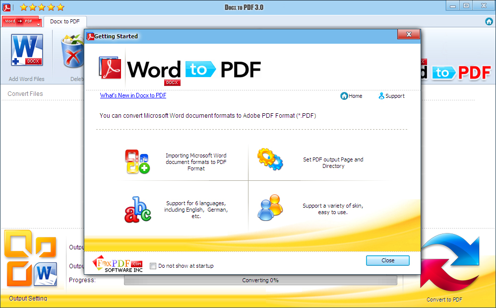 Docx to PDF 3.0