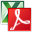 Excel XlsX to PDF icon