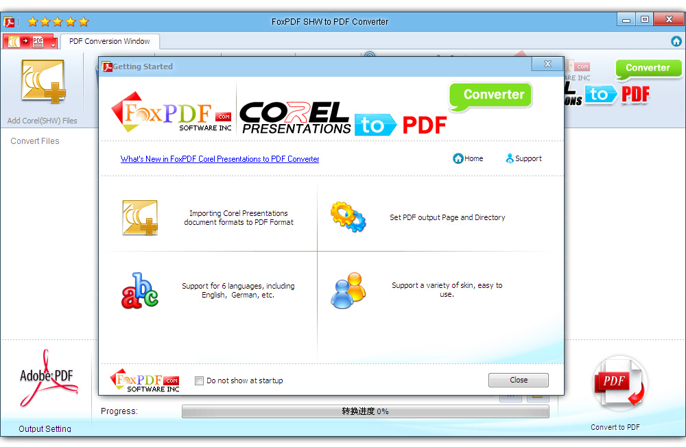 FoxPDF SHW to PDF Converter 3.0.1