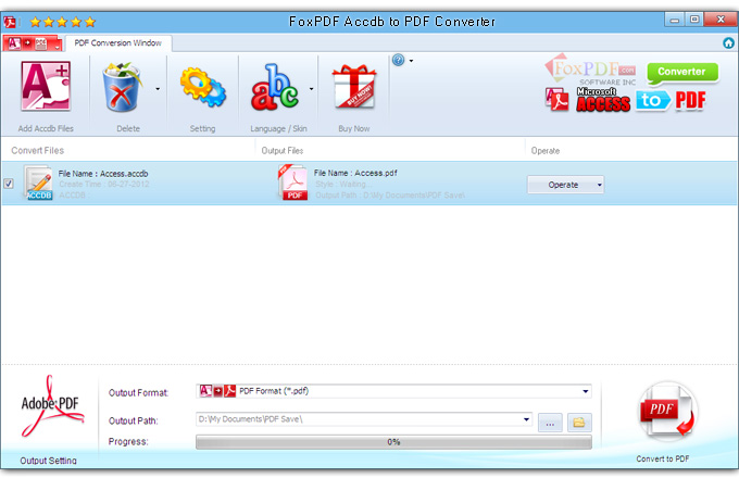 Pdf To Microsoft Access Converter