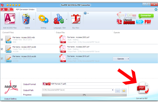 How To Convert Microsoft Access To Pdf Foxpdf Access To Pdf Converter Access To Pdf Converter Accdb To Pdf Converter Mdb To Pdf Converter Convert Accdb To Pdf Convert Mdb To Pdf
